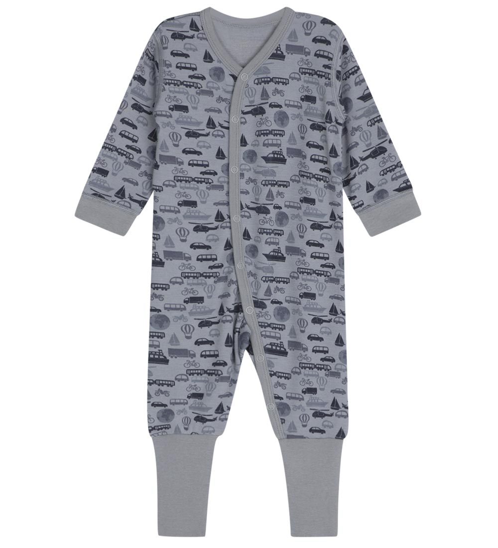 Hust and Claire Jumpsuit - Wool/Bamboo - Manu - Blue Wind