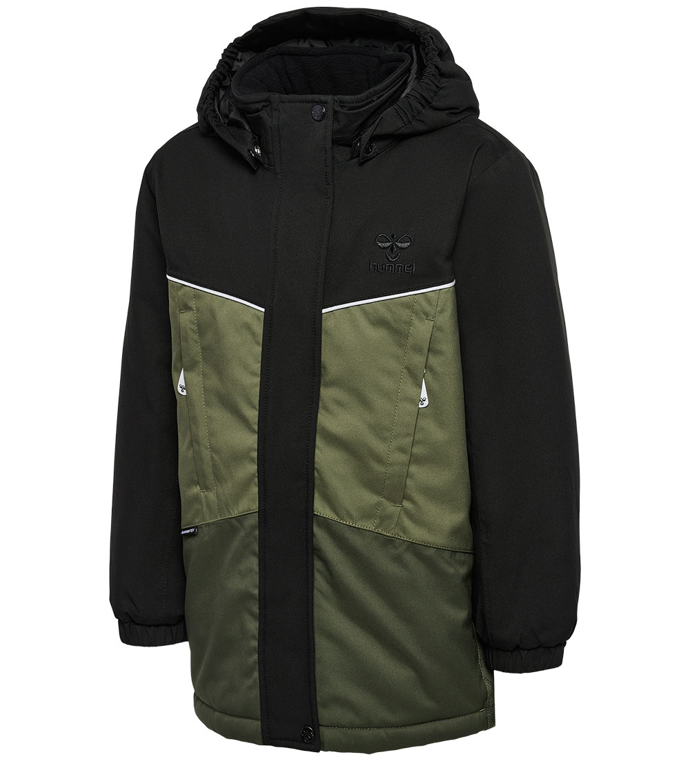 Hummel Vinterjacka - hmlCONRAD - Olive Natt