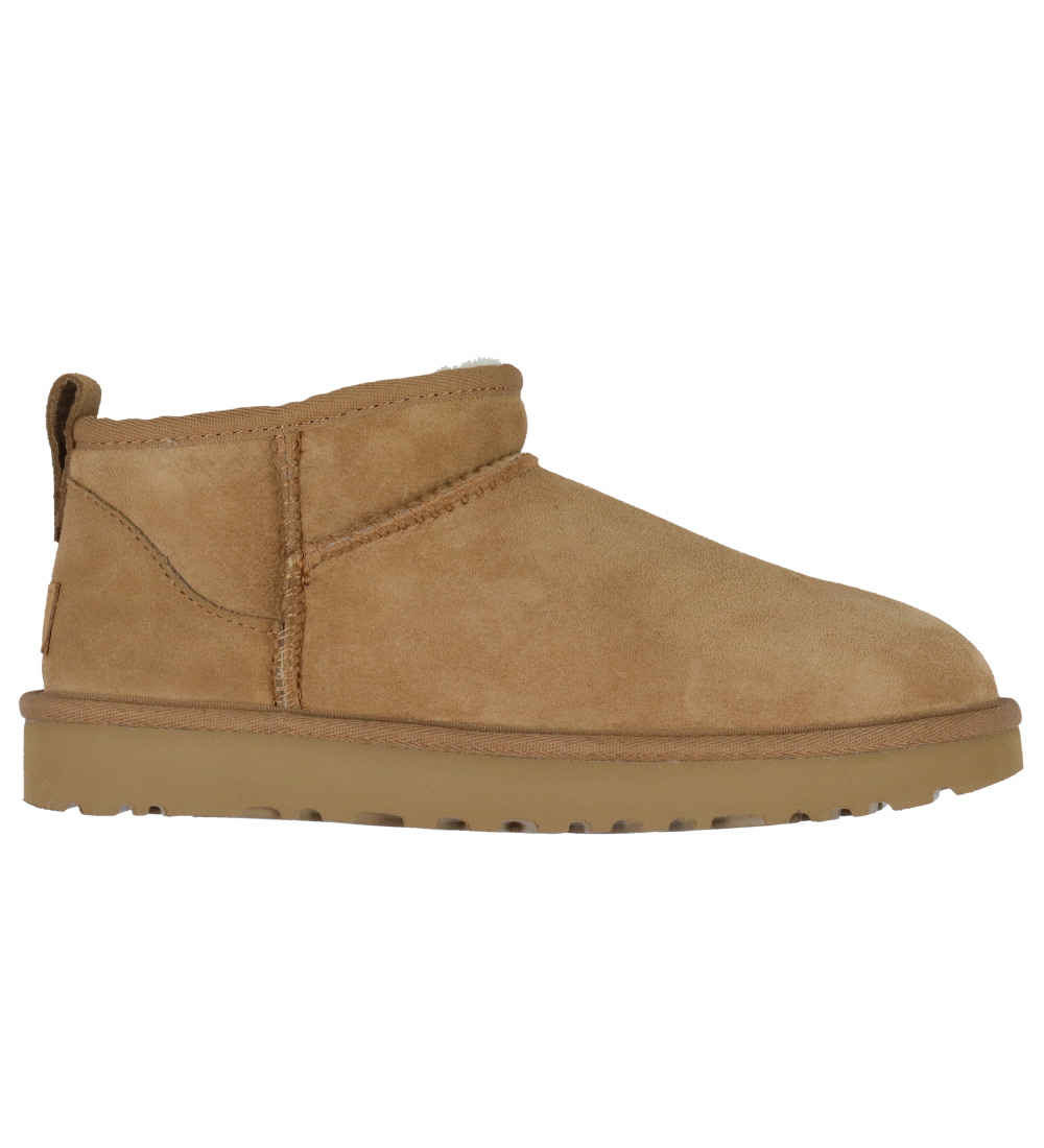 UGG Teddy Boots - W Classic Ultra Mini - Chestnut