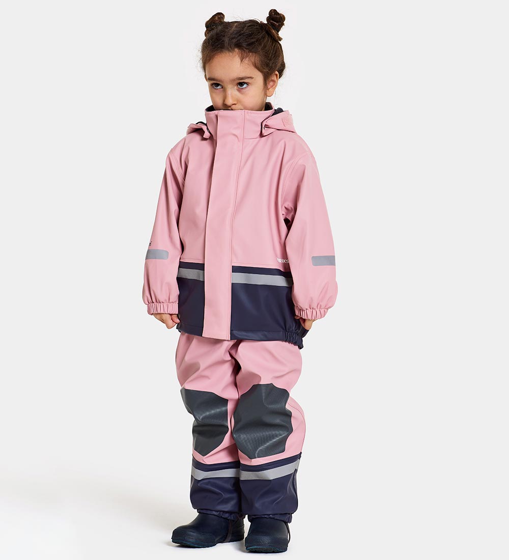 Didriksons Regnkläder m. Foder - PU - Boardman - Soft Rosa
