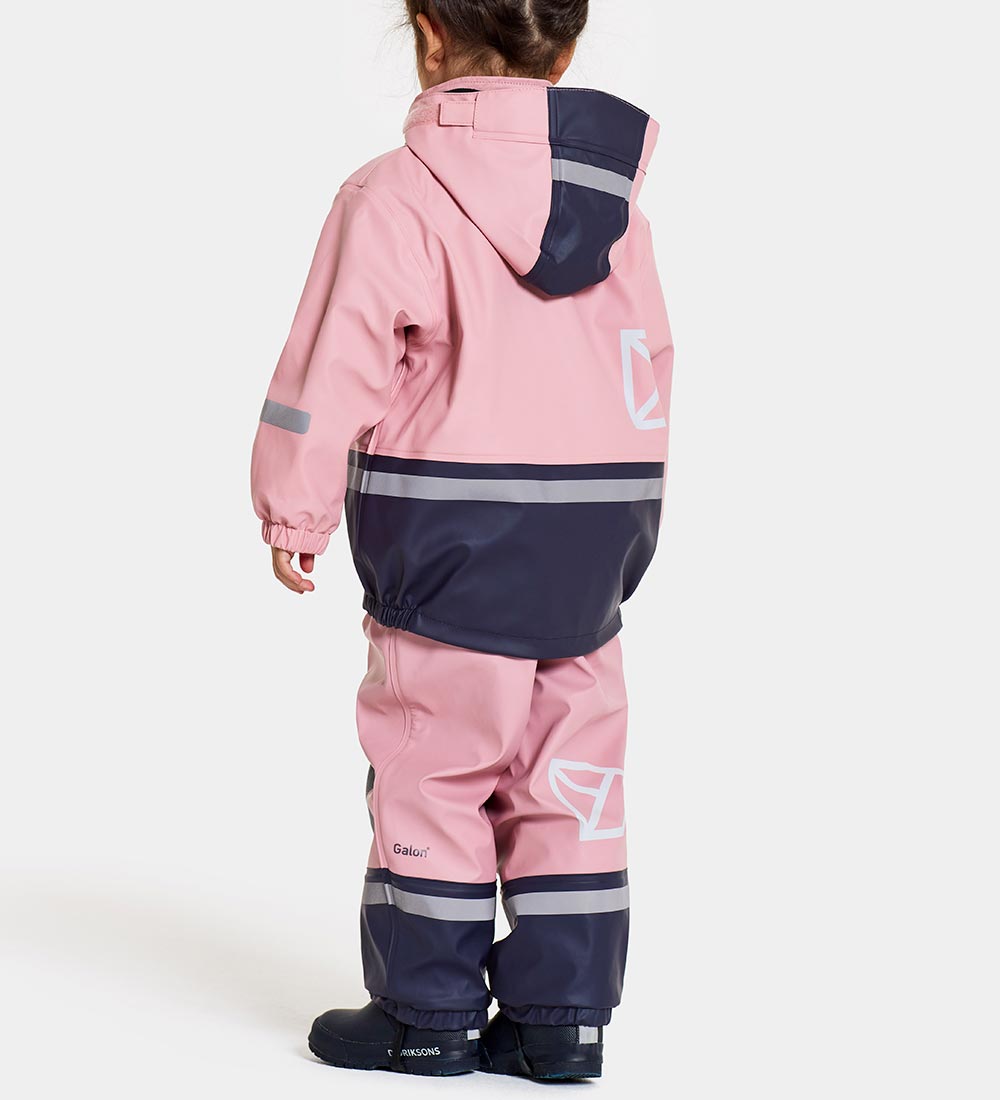 Didriksons Regnkläder m. Foder - PU - Boardman - Soft Rosa