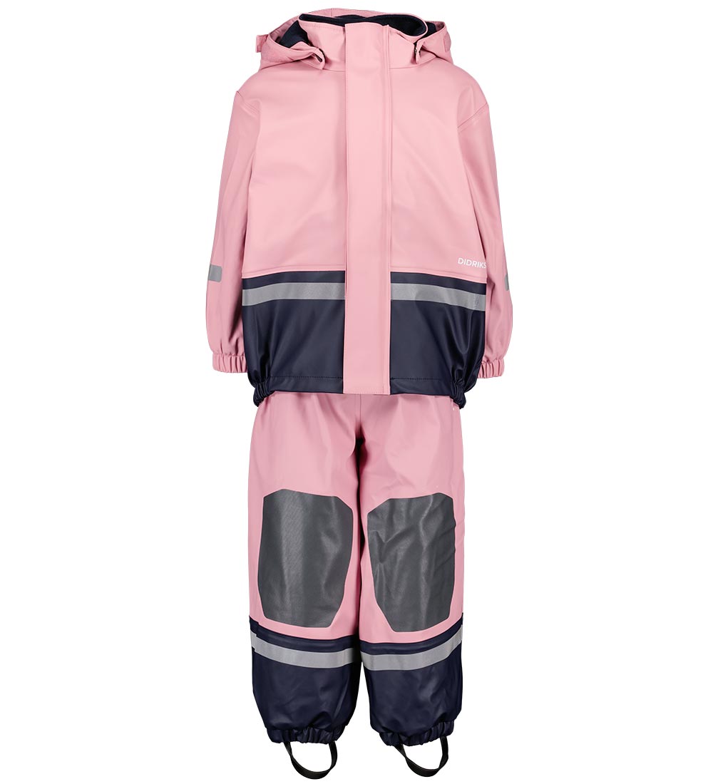 Didriksons Regnkläder m. Foder - PU - Boardman - Soft Rosa