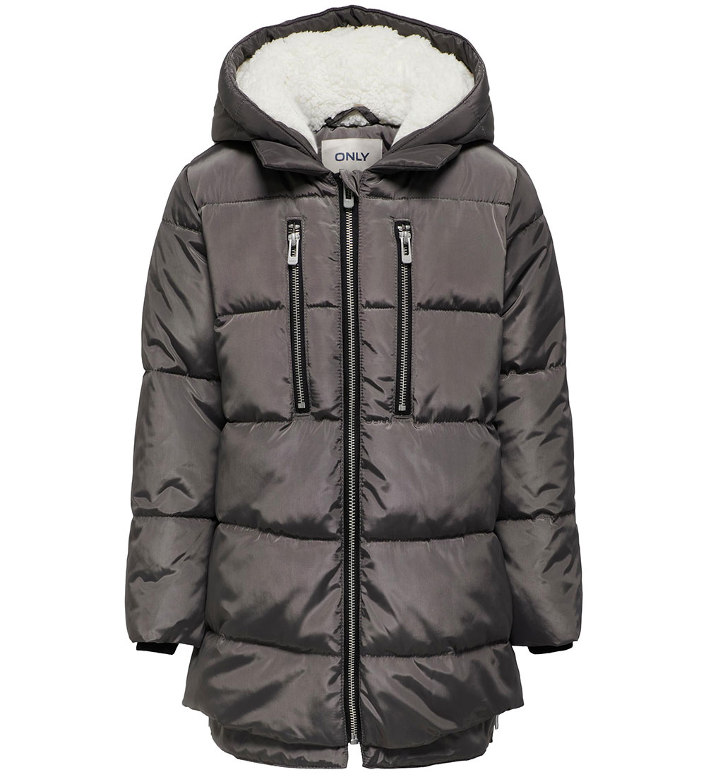 Kids Only Padded Jacket - KogNora - Plum Kitten