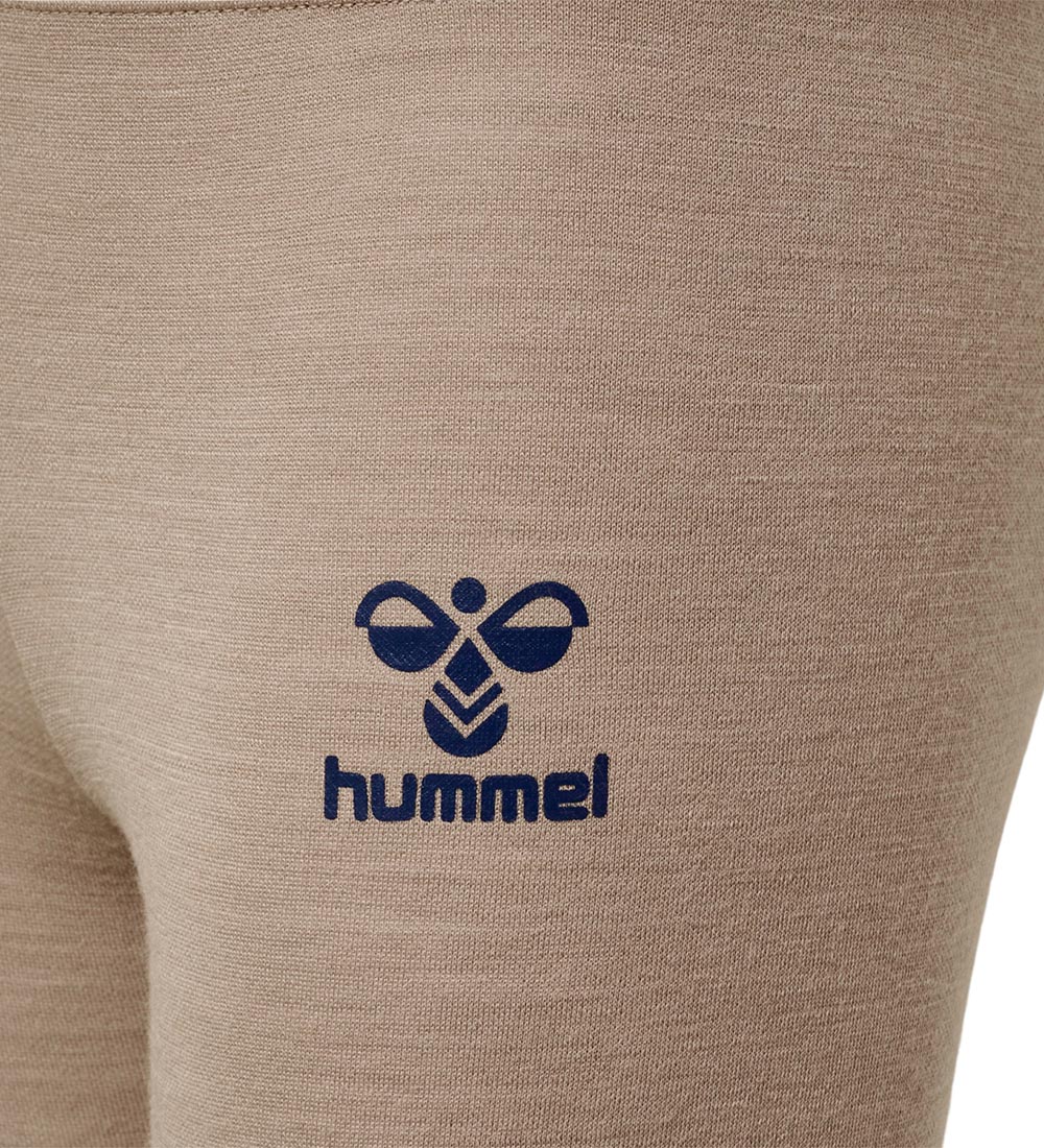 Hummel Leggings - Wool - hmlWingo - Fungi