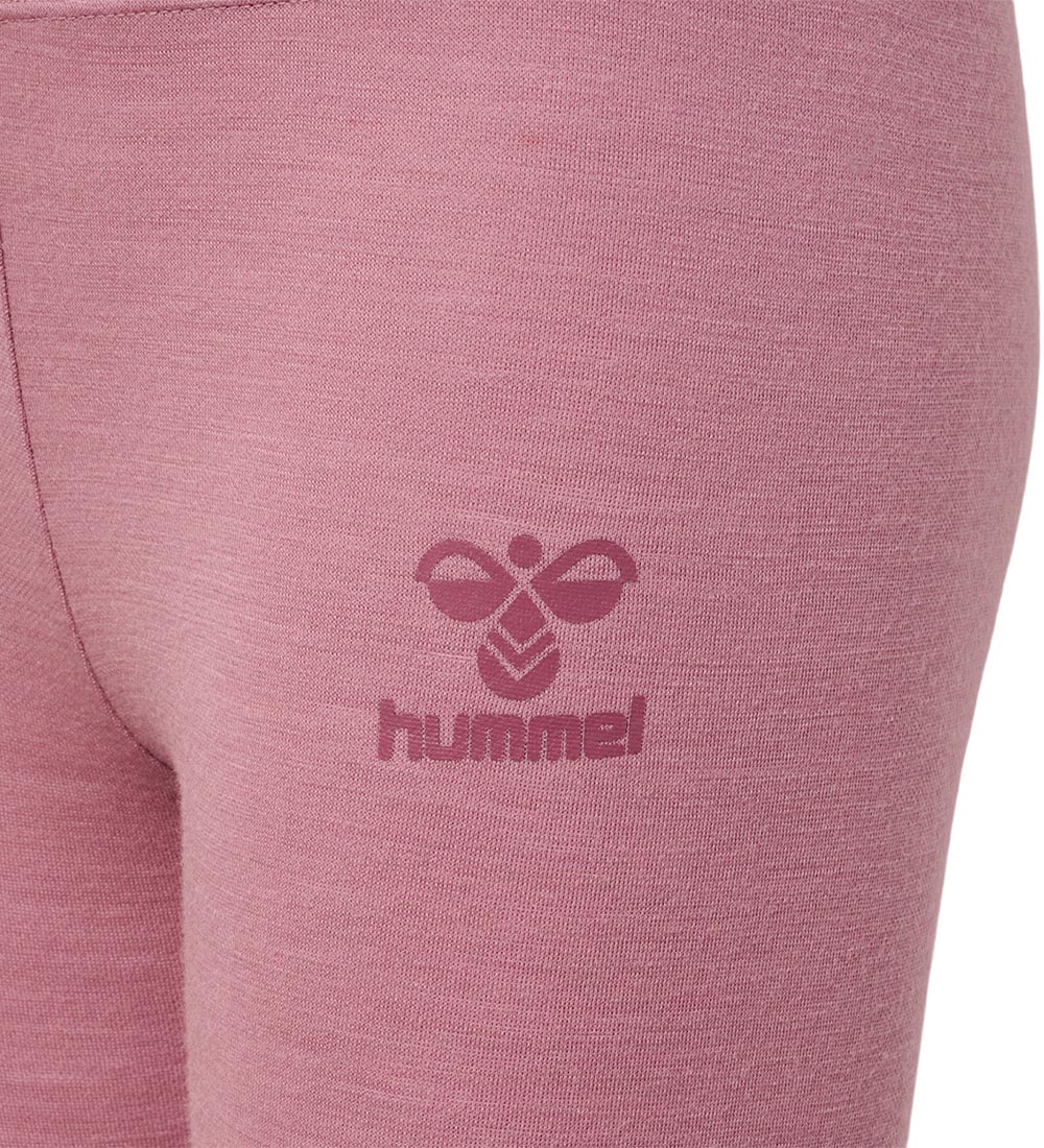 Hummel Leggings - Wool - hmlWingo - Nostalgia Rose