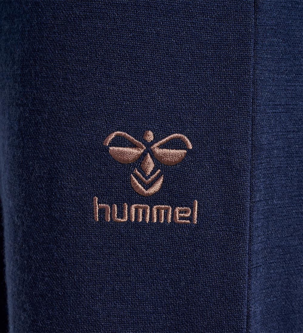 Hummel Trousers - Wool - hmlWong - Black Iris