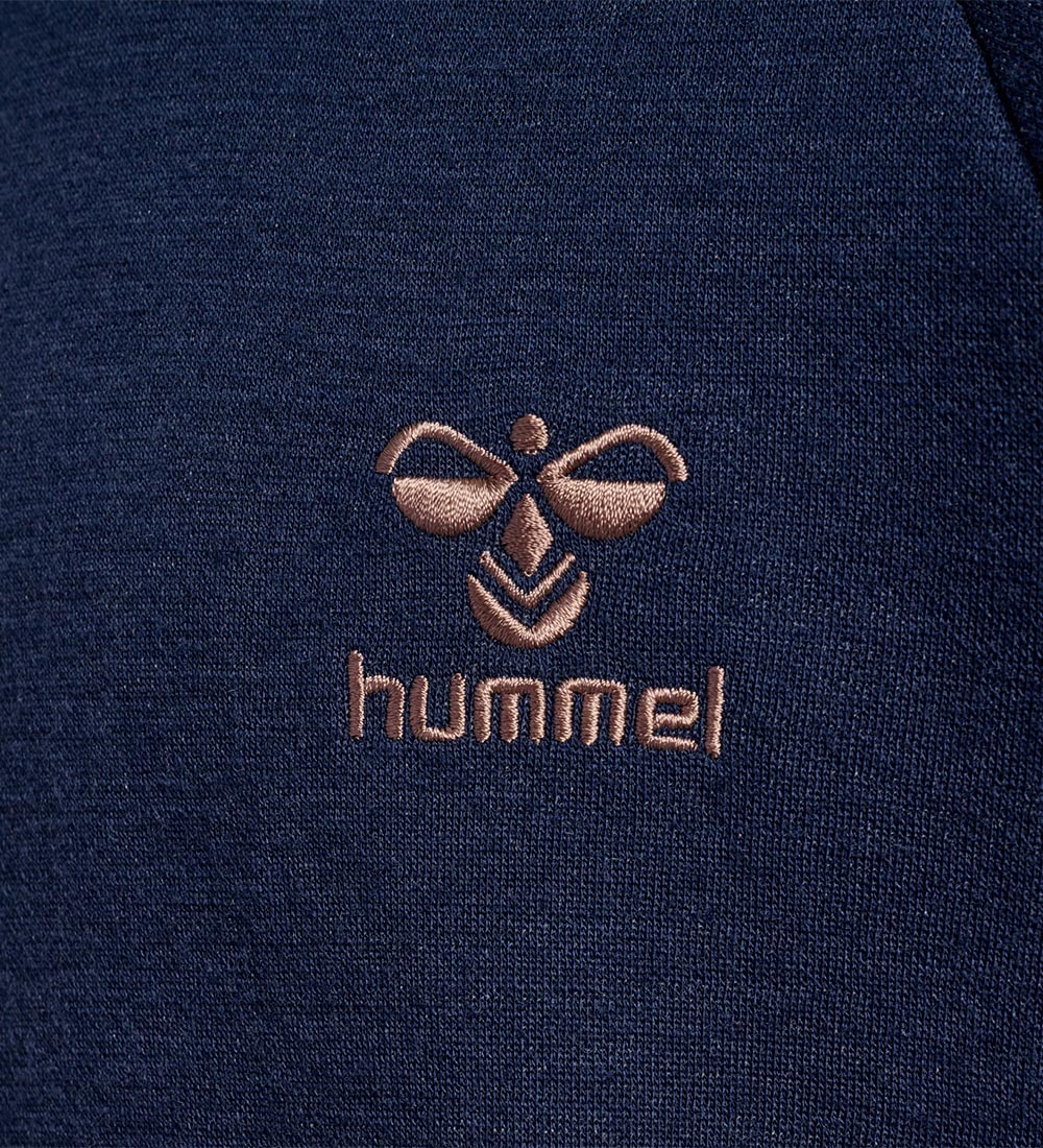 Hummel Sweatshirt - Wool - hmlWong - Black Iris