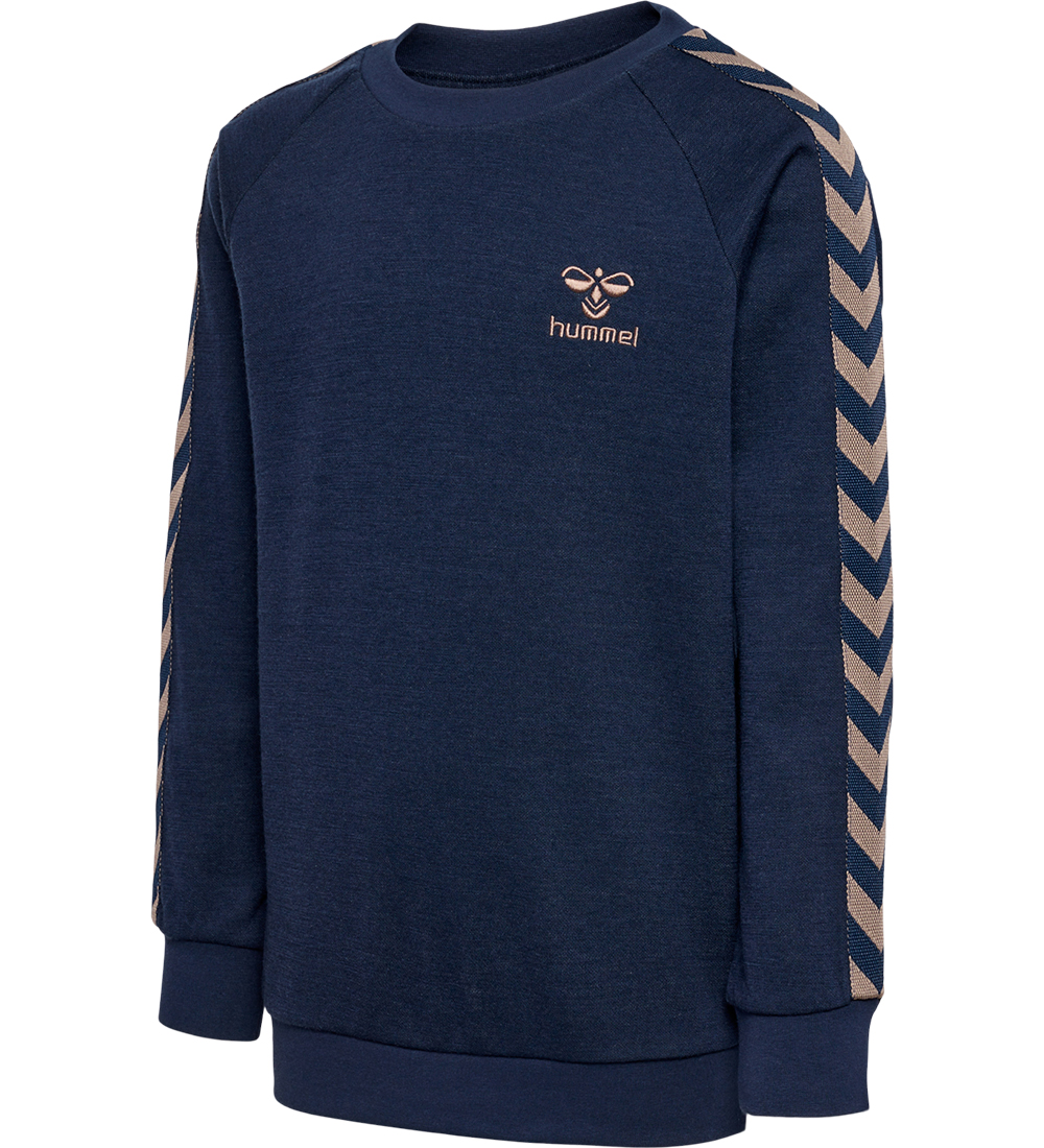 Hummel Sweatshirt - Wool - hmlWong - Black Iris