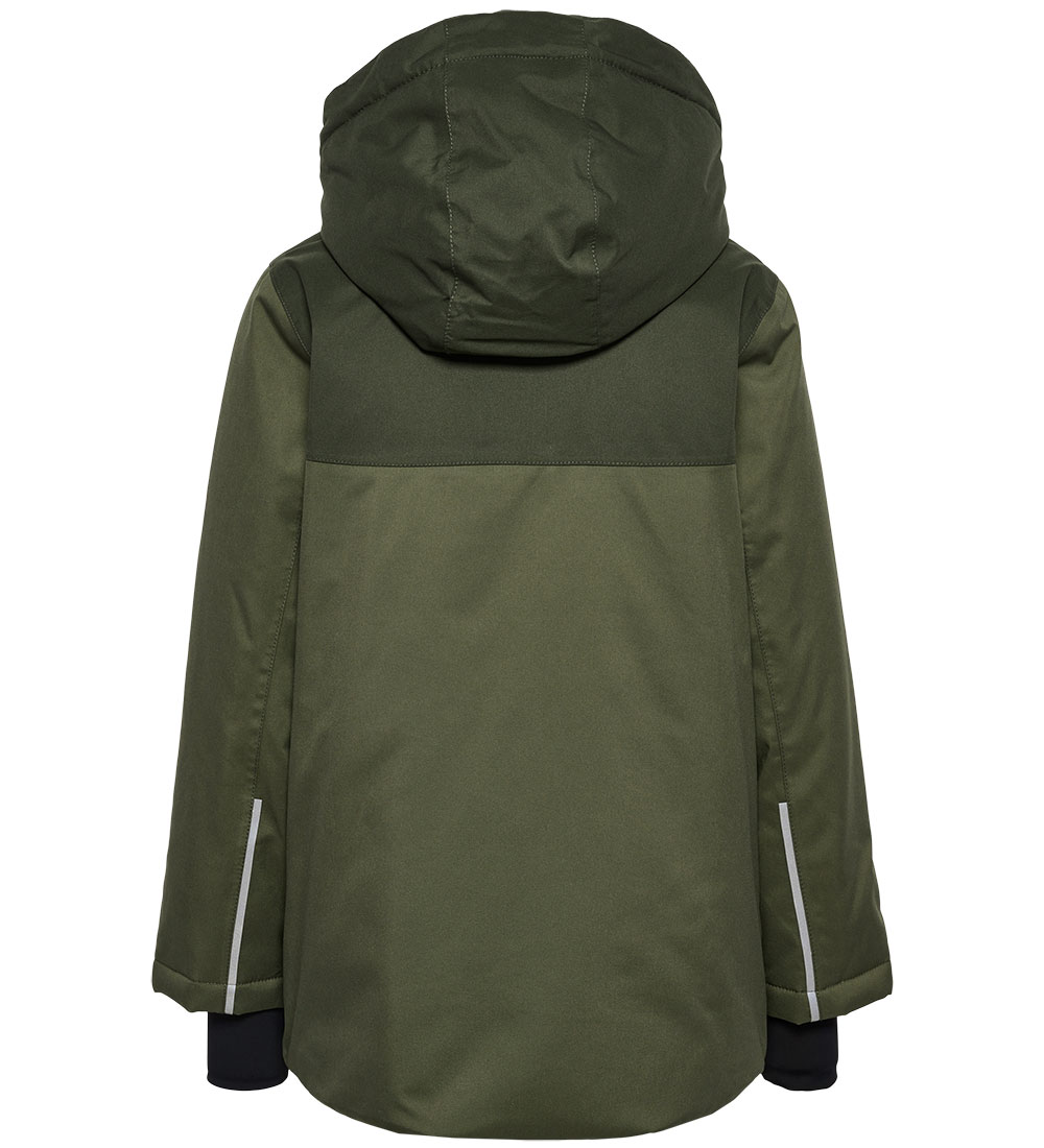 Hummel Winter Coat - hmlLogan Tex - Olive Night