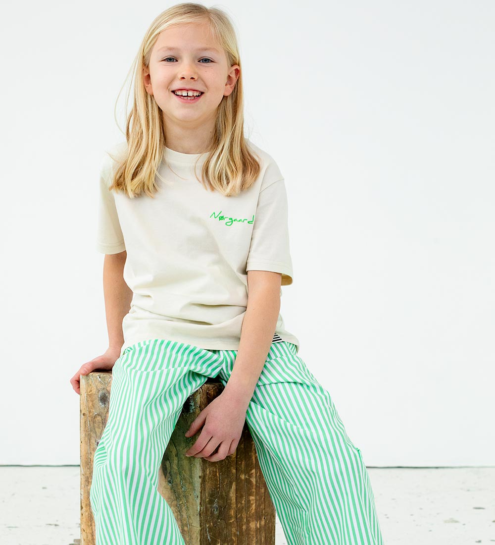 Mads Nørgaard Trousers - Popla Pipa - Andean Toucan/Optical Whit
