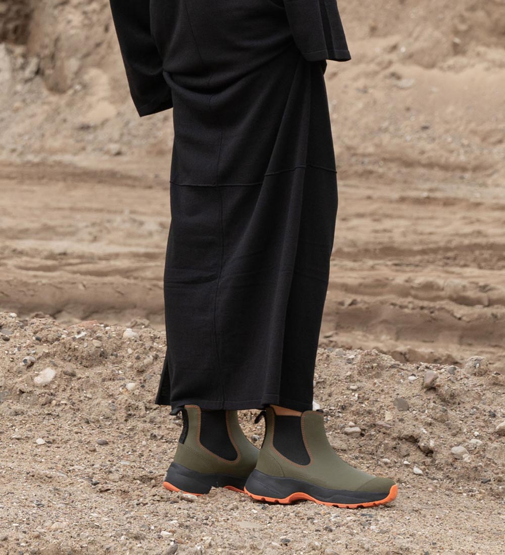Woden Rubber Boots - Card - Siri - Dark Olive
