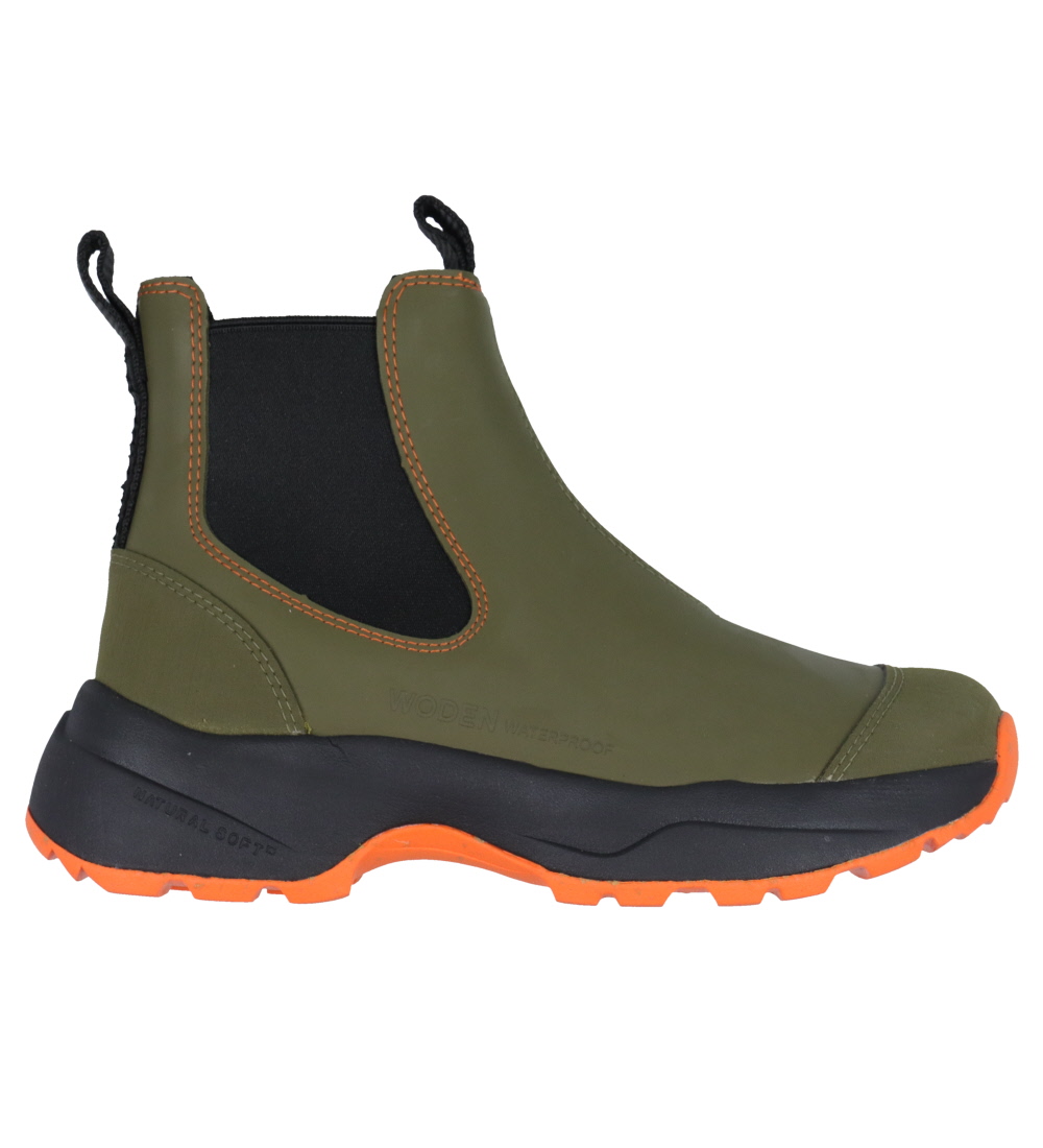 Woden Rubber Boots - Card - Siri - Dark Olive