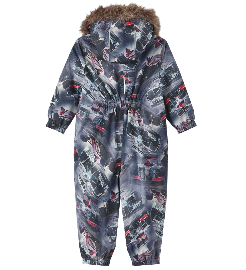 Name It Snowsuit - NmmSnow10 - Dark Sapphire w. Racing cars