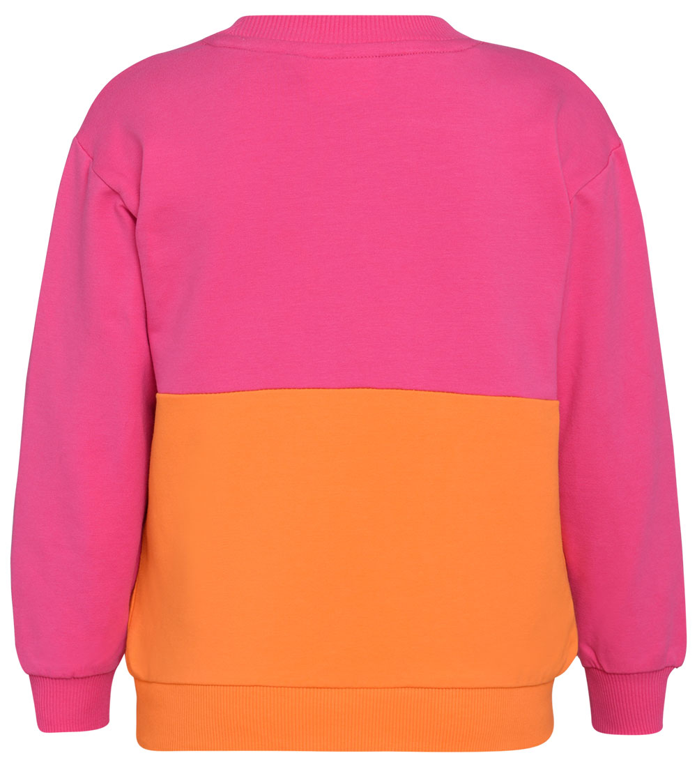 Fila Sweatshirt - Brebel - Orange Peel/Fuchsia Purple/Bright Whi