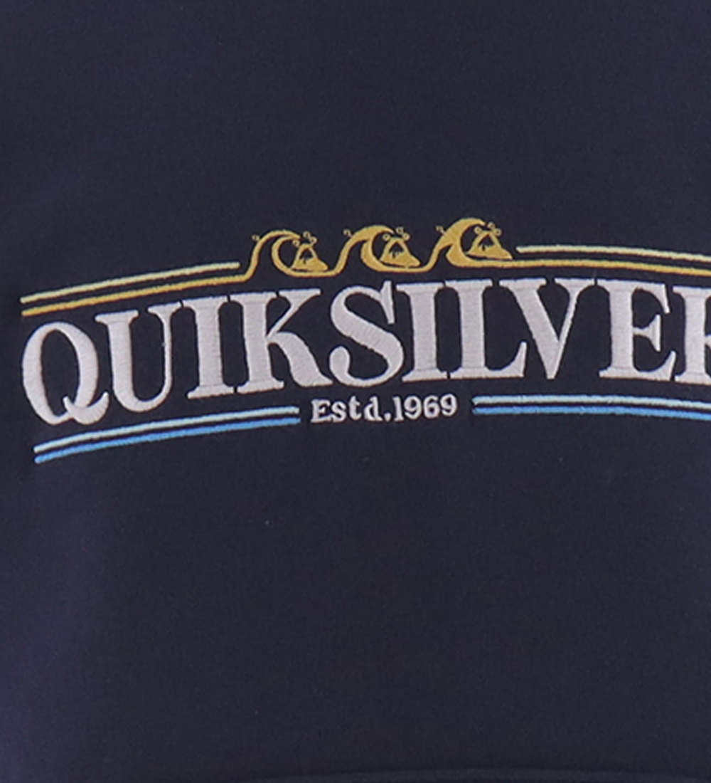Quiksilver Hoodie - Graphic - Navy