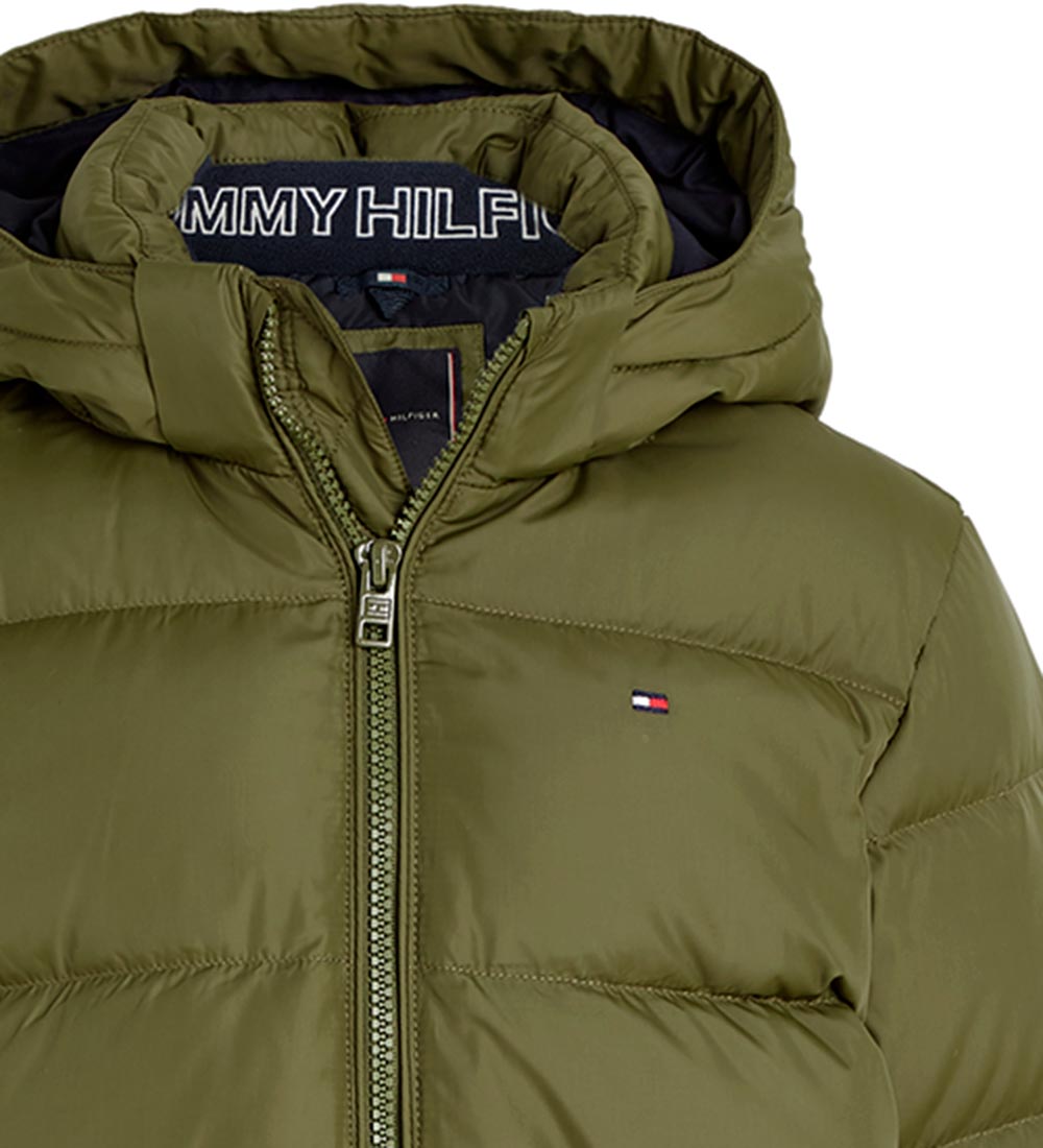 Tommy Hilfiger Down Jacket - Essential Down - Putting Green