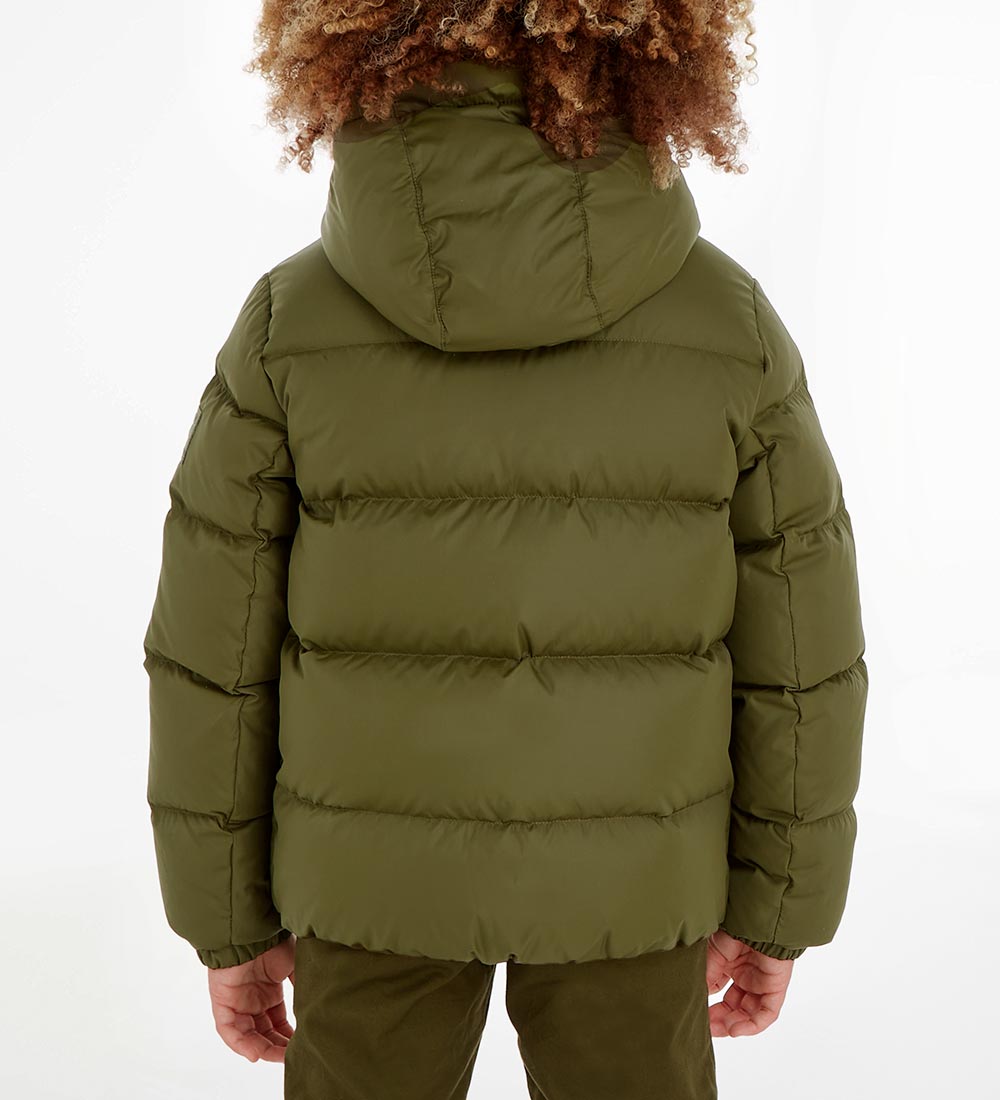Tommy Hilfiger Down Jacket - Essential Down - Putting Green
