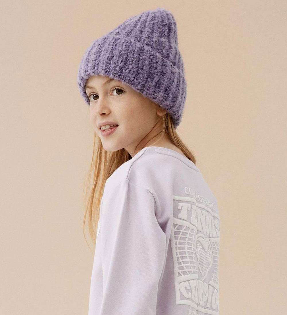 Name It Beanie - NkfMadia - Lavender Gray