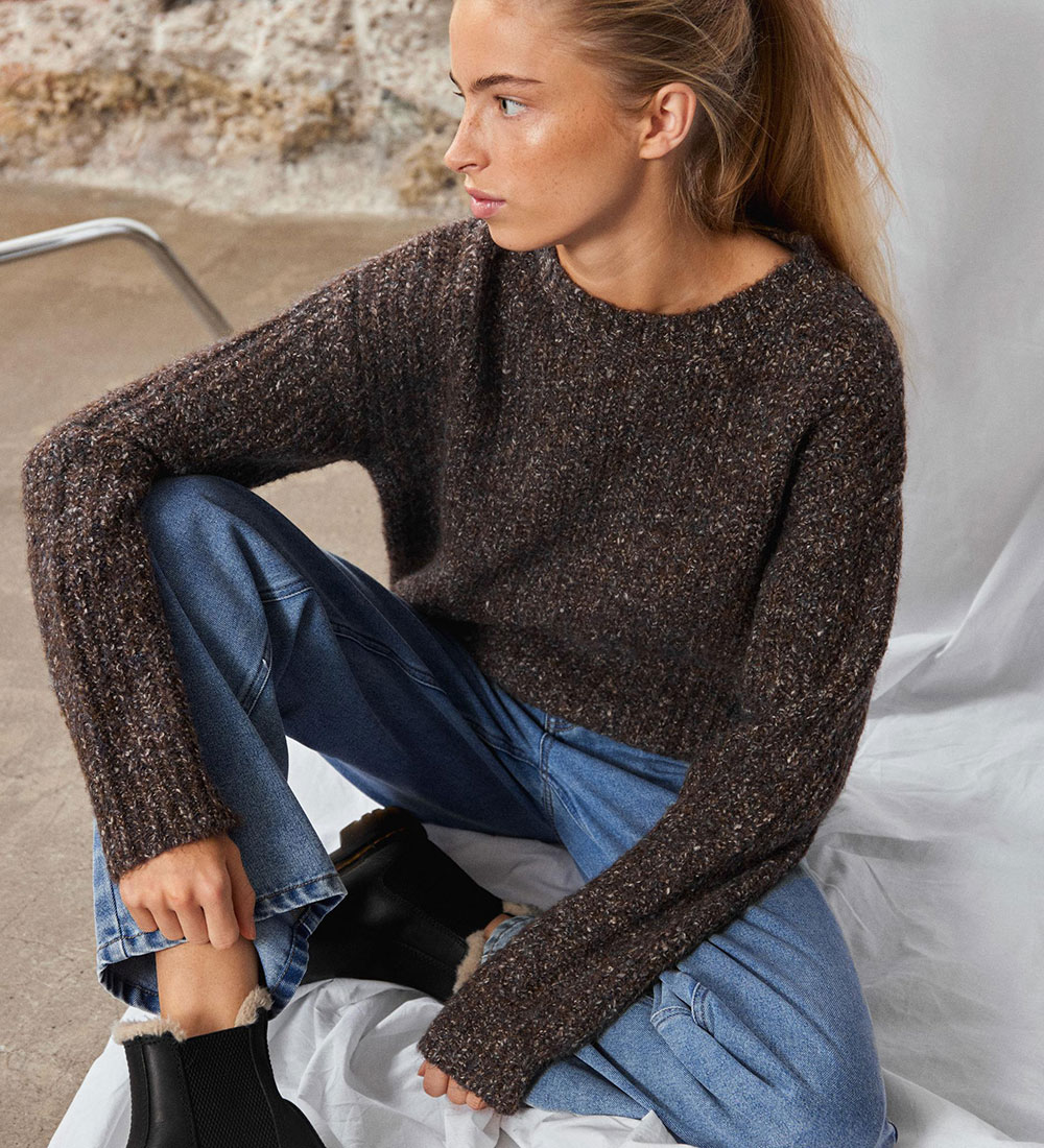 LMTD Blouse - Knitted - NlfNicoline - Chestnut