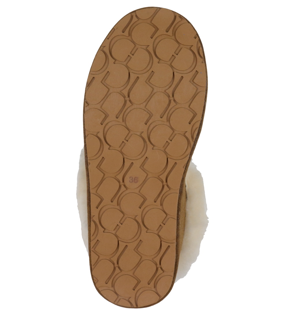 Angulus Slippers - Lamb's wool - Sand