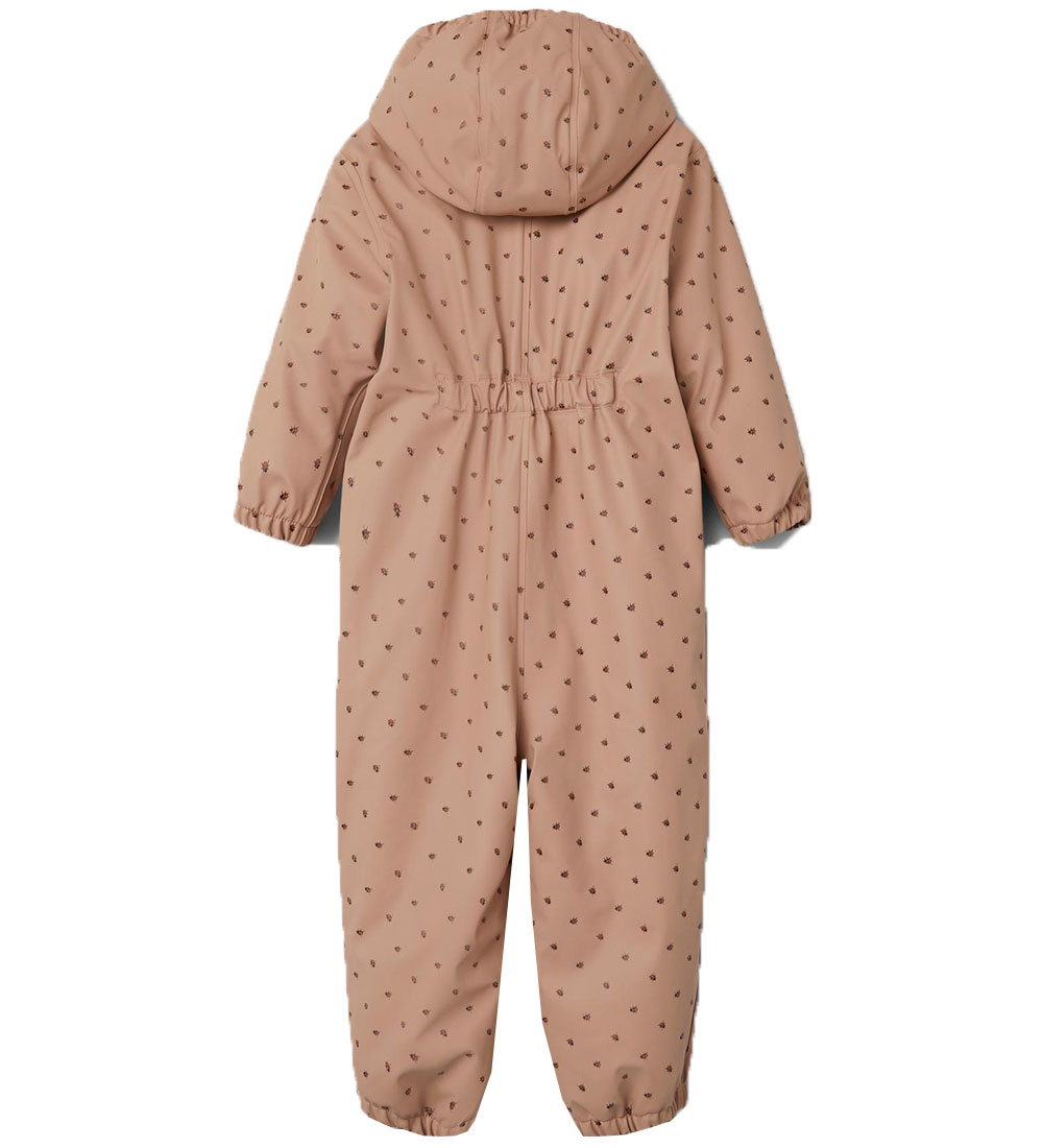 Lil' Atelier Snowsuit - PU - NmnLadry10 - Roebuck w. Ladybug