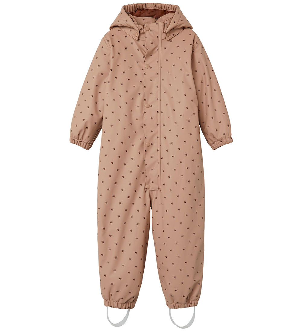 Lil' Atelier Snowsuit - PU - NmnLadry10 - Roebuck w. Ladybug