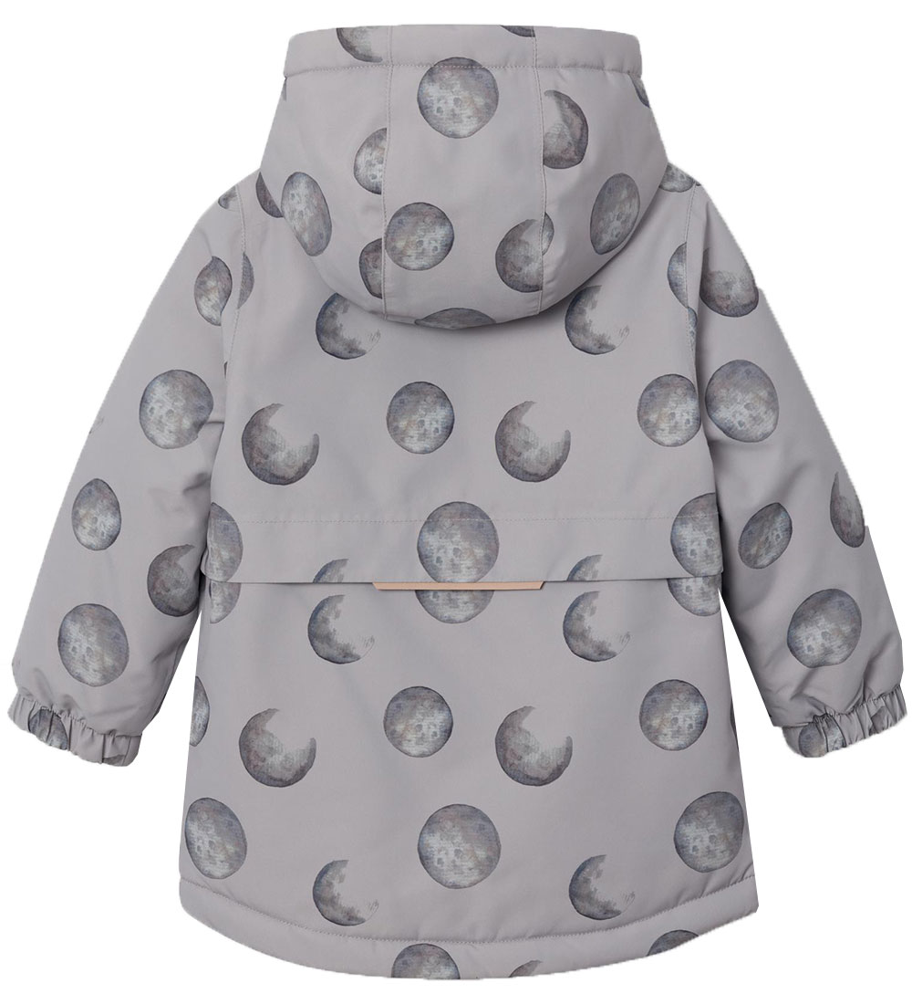 Lil' Atelier Winter Coat - NmmLasnow10 - Wet Weather w. Print