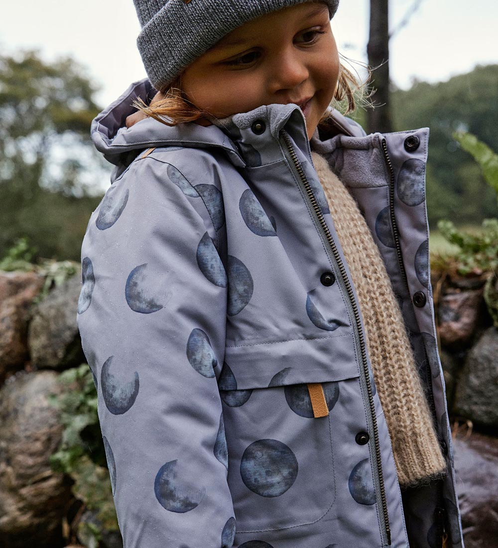 Lil' Atelier Winter Coat - NmmLasnow10 - Wet Weather w. Print