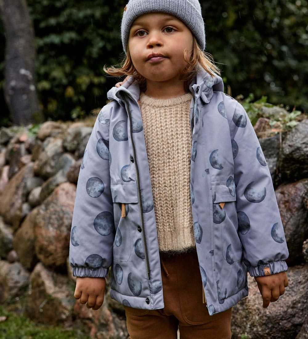 Lil' Atelier Winter Coat - NmmLasnow10 - Wet Weather w. Print