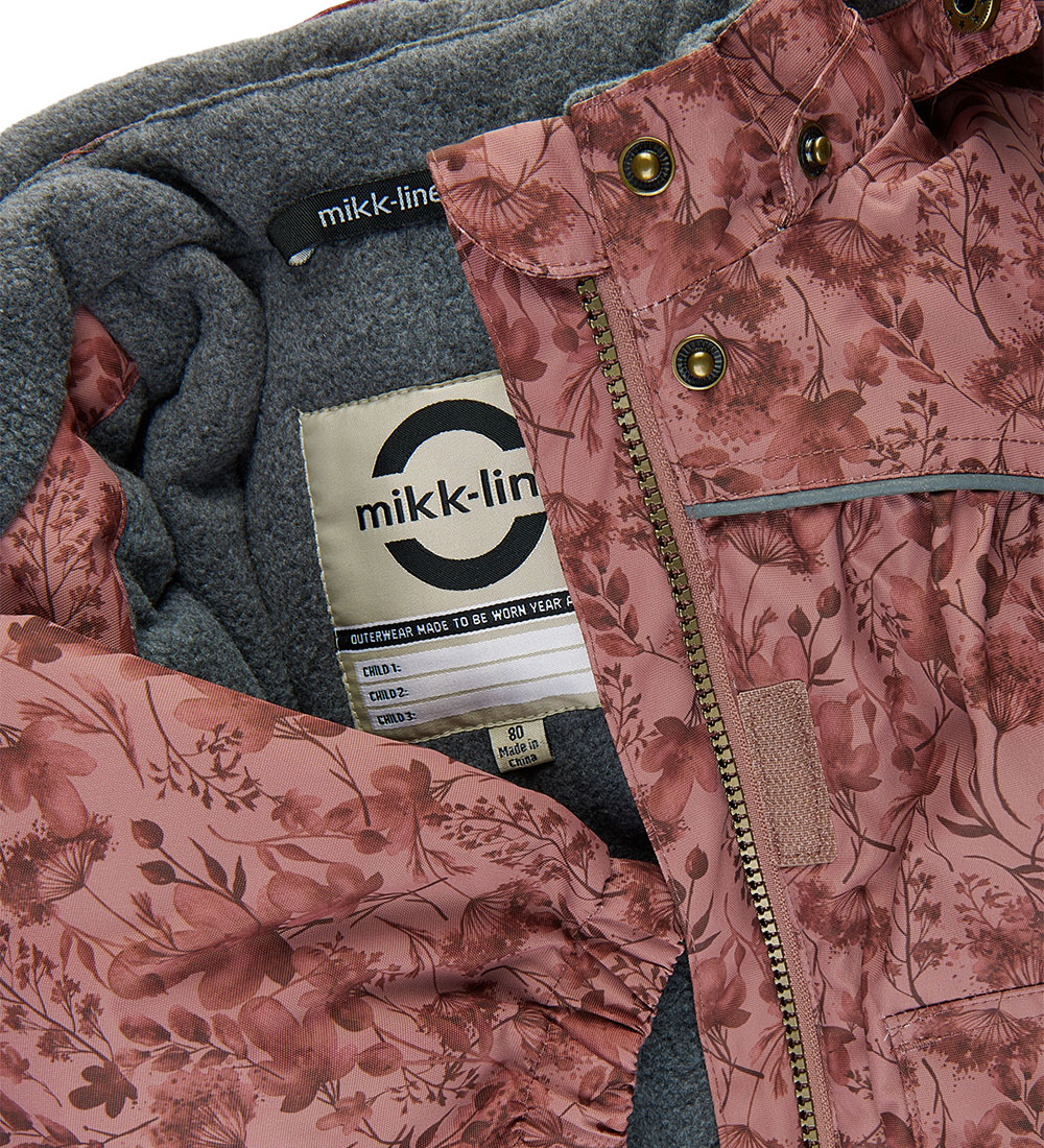 Mikk-Line Winter Coat - Recycled - Mink w. Print