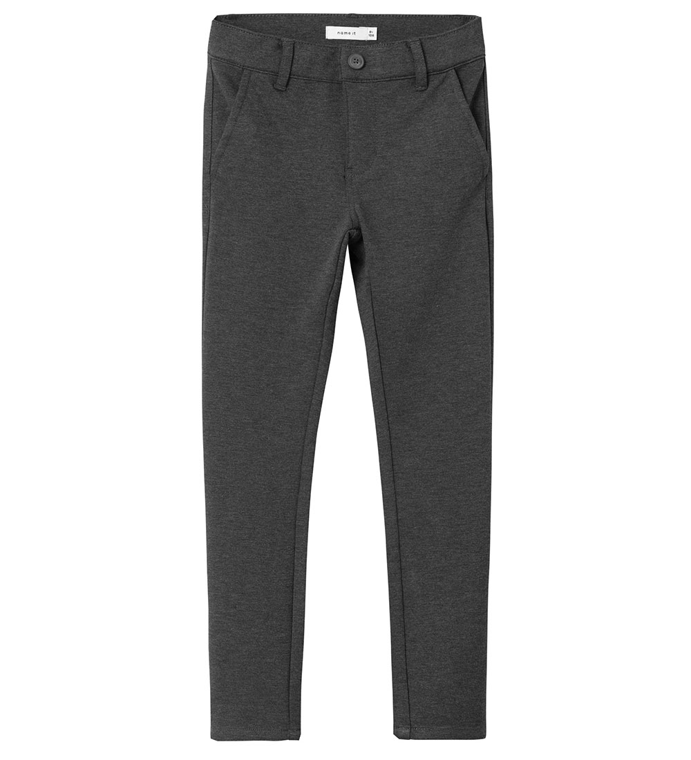 Name It Trousers - Noos - NkmSilas - Dark Grey Melange