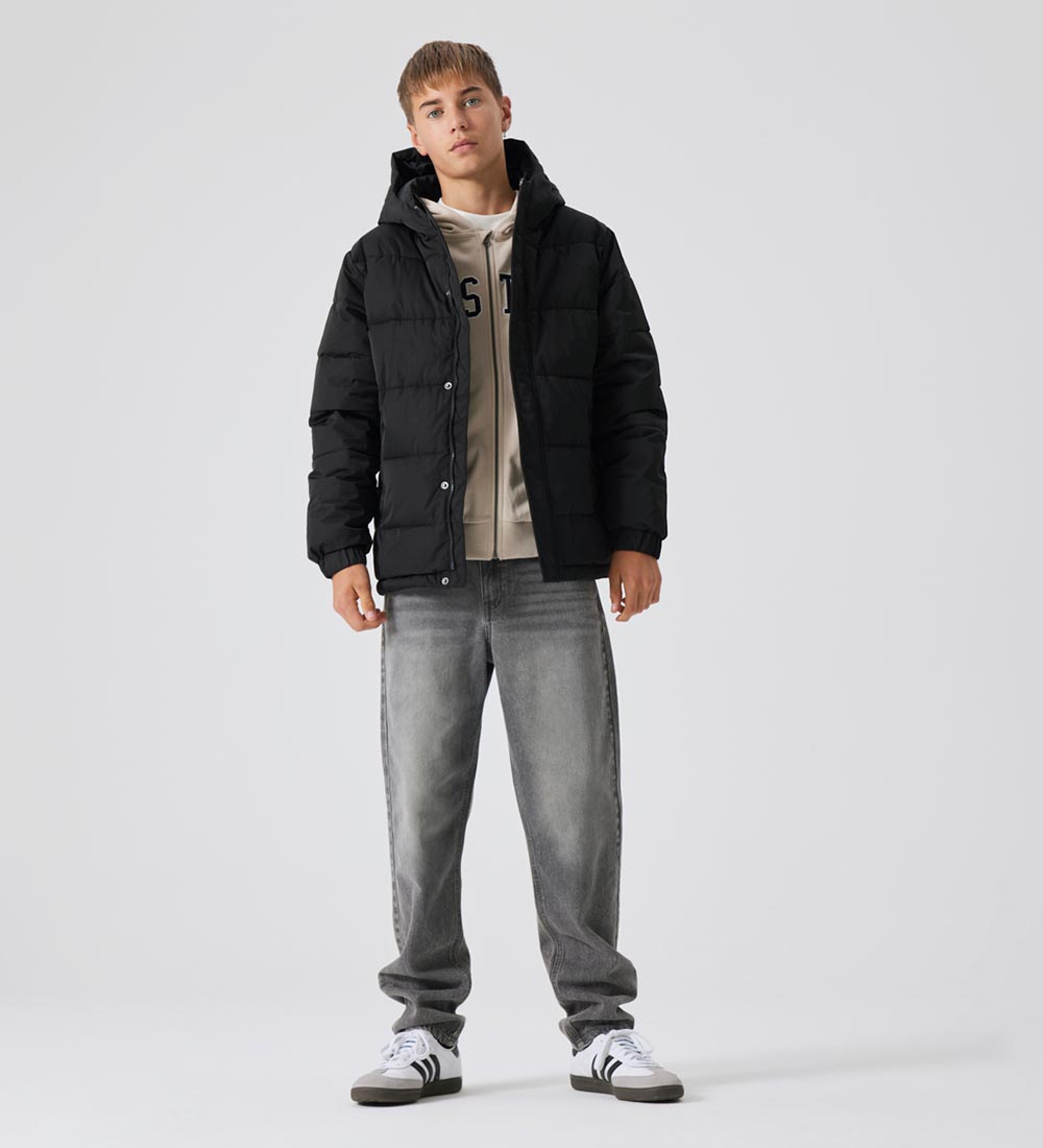 LMTD Padded Jacket - NlmMyis - Black