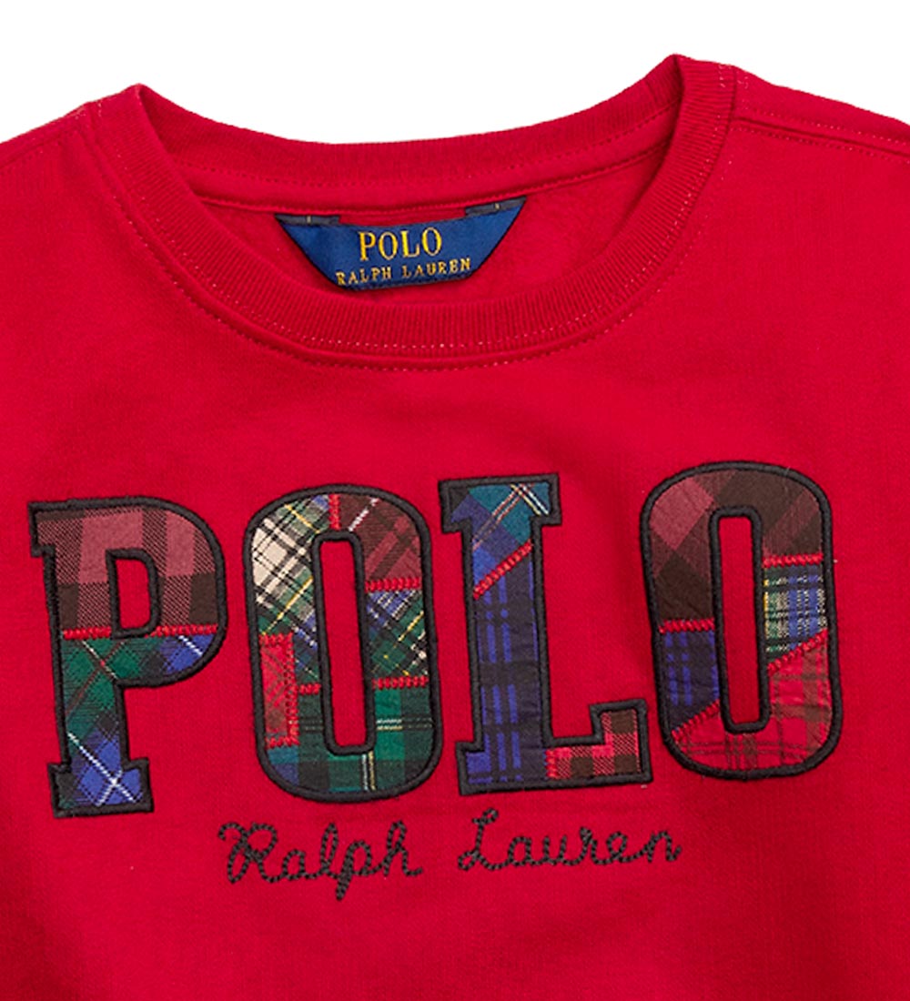 Polo Ralph Lauren Sweatshirt - Holiday Red w. Polo