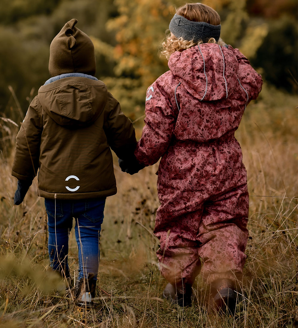 Mikk-Line Snowsuit - Recycled - Mink w. Print