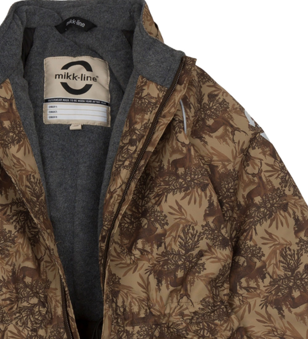 Mikk-Line Snowsuit - Recycled - Kelp w. Print