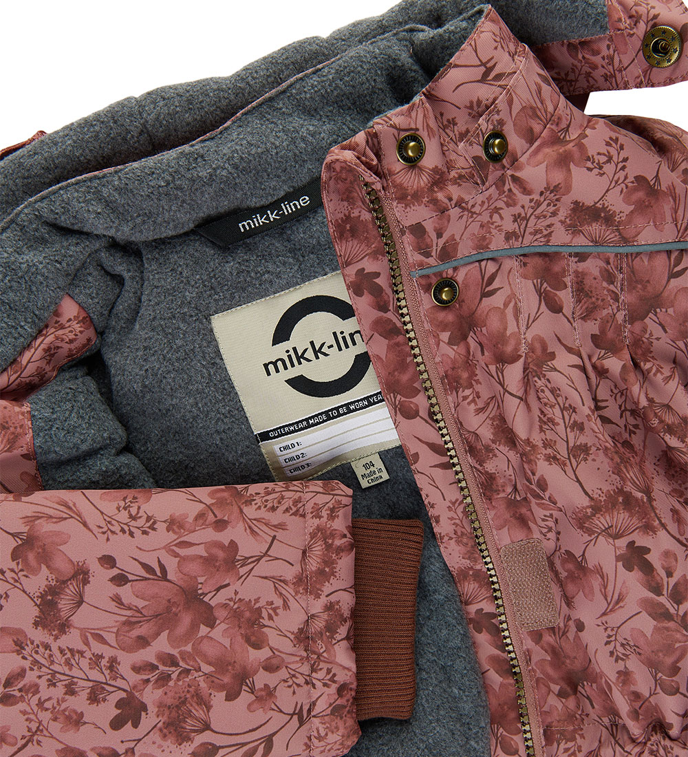 Mikk-Line Winterjas - Gerecycled - Nertsen m. Print