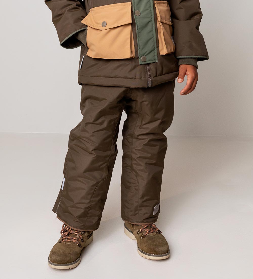 MarMar Ski Pants w. Suspenders - Orla - Nori Green