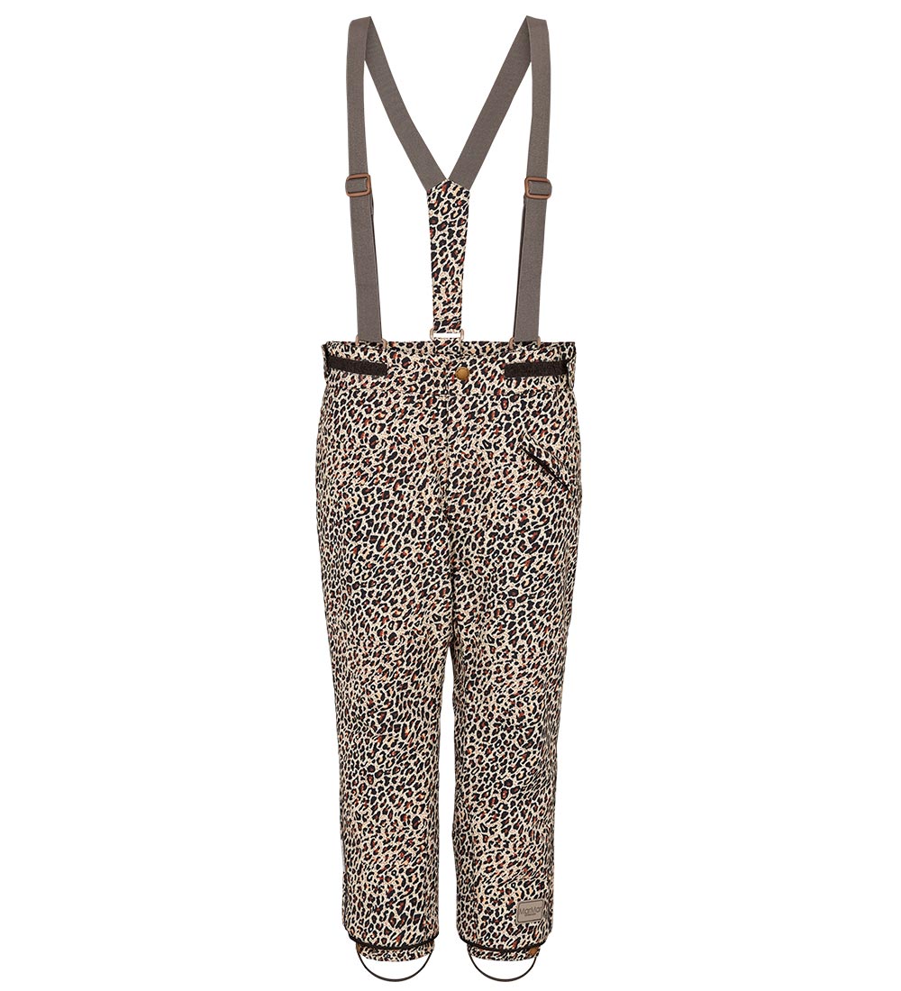 MarMar Ski Pants w. Suspenders - Orla - Leopard