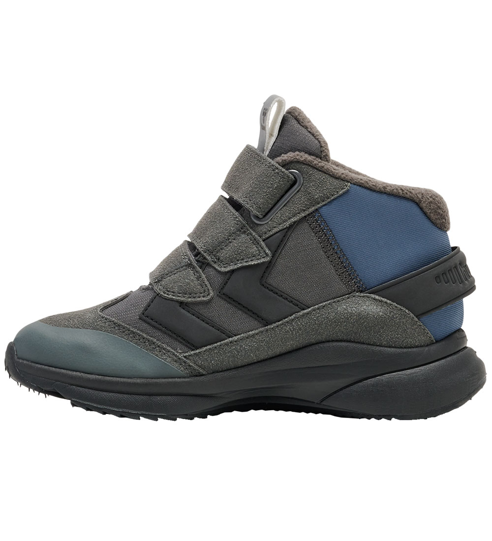 Hummel Winterlaarzen - Bereik nul Mid Tex Jr - Grijs/Zwart/Blauw