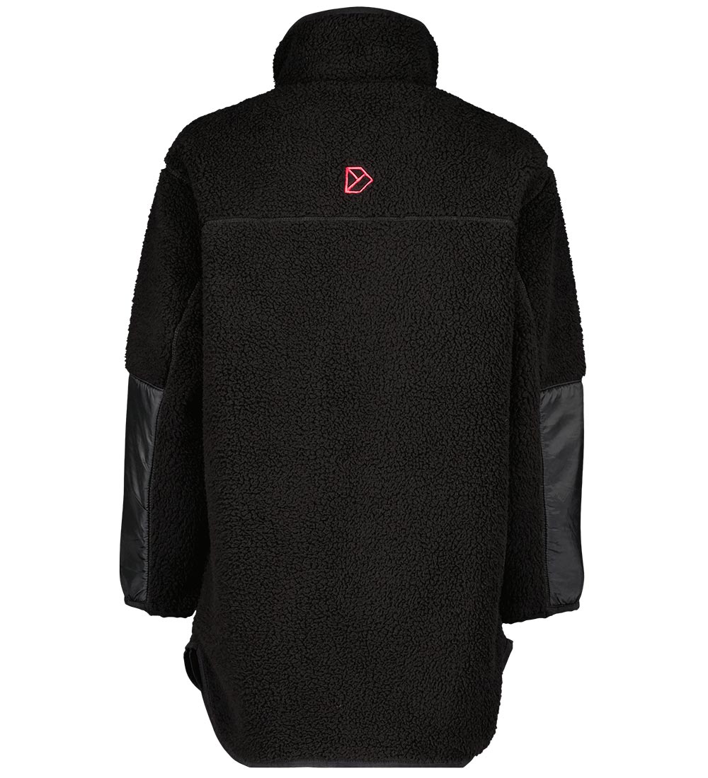 Didriksons Fleecejacke - Marmor - Schwarz
