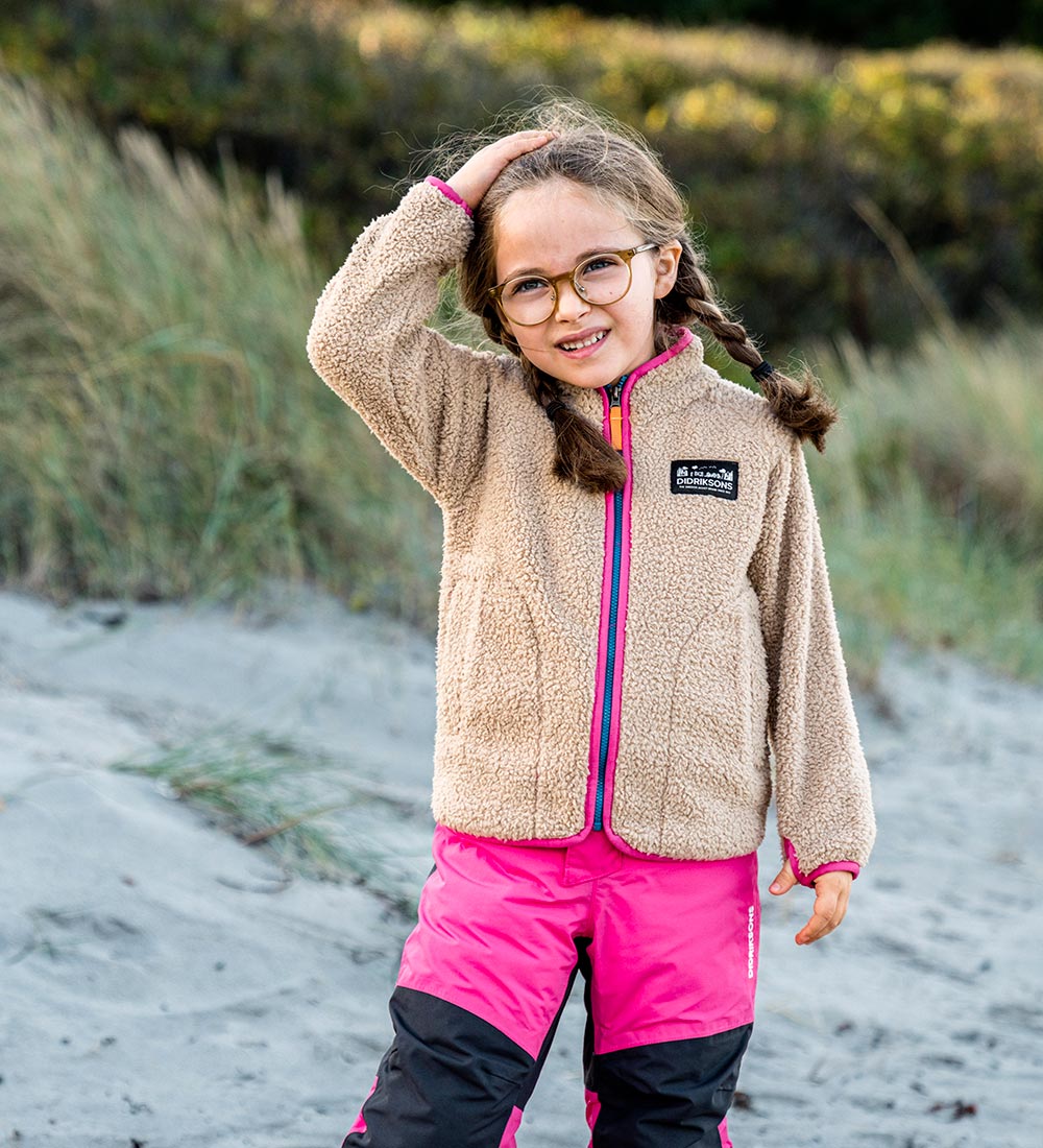 Didriksons Fleece Jumper - Gibbs - Clay Beige