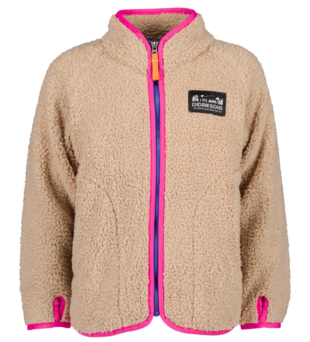 Didriksons Fleece Jumper - Gibbs - Clay Beige