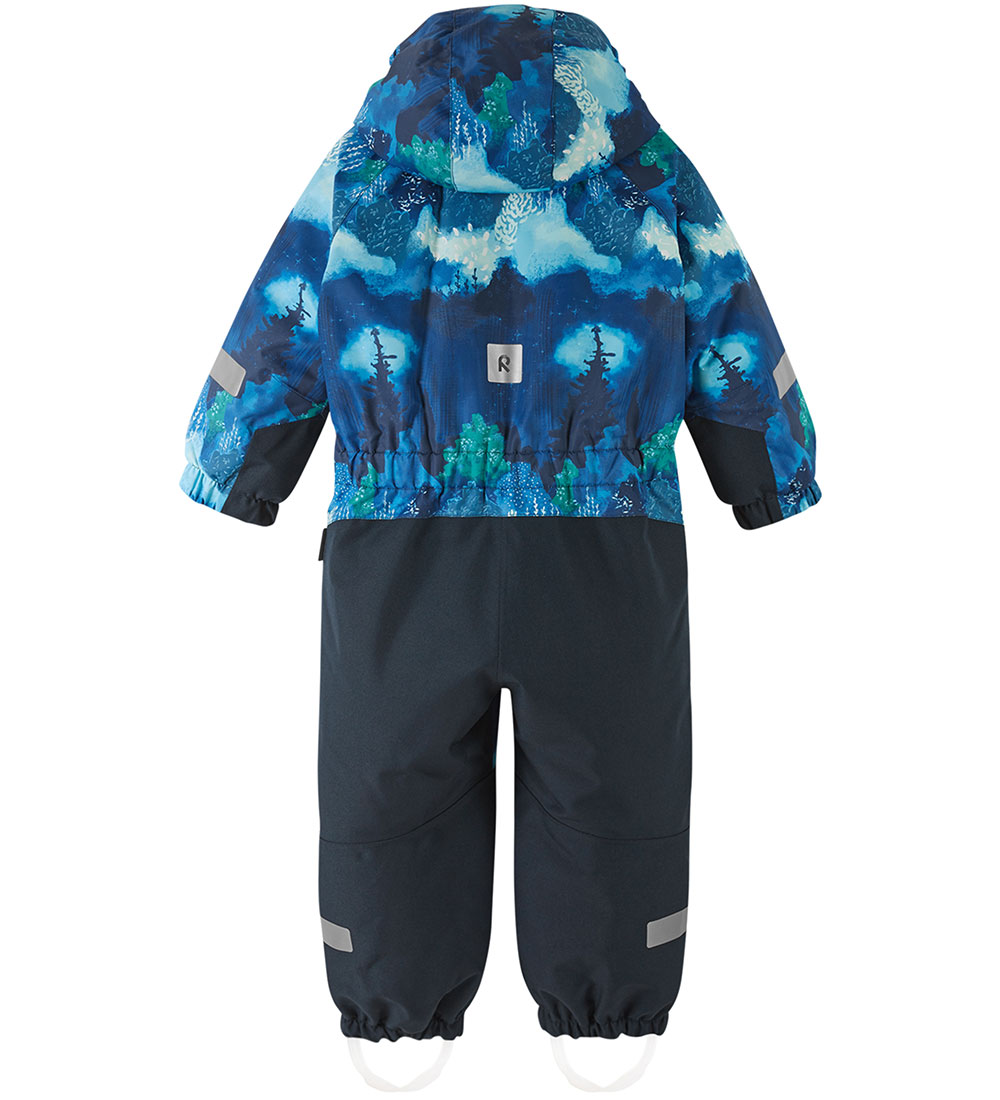 Reima Snowsuit - Kurikka - Cool Blue w. Print