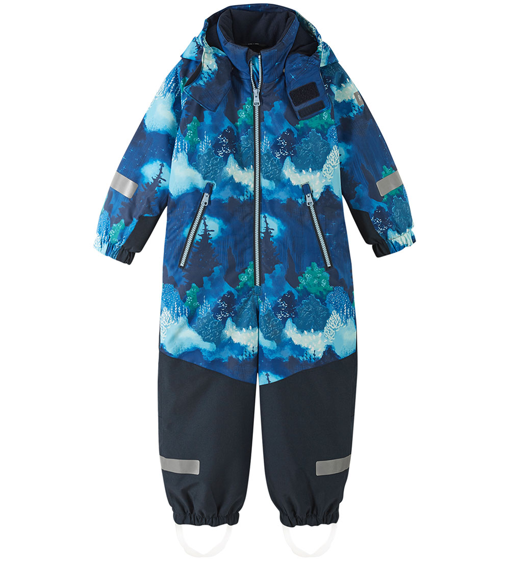 Reima Snowsuit - Kurikka - Cool Blue w. Print