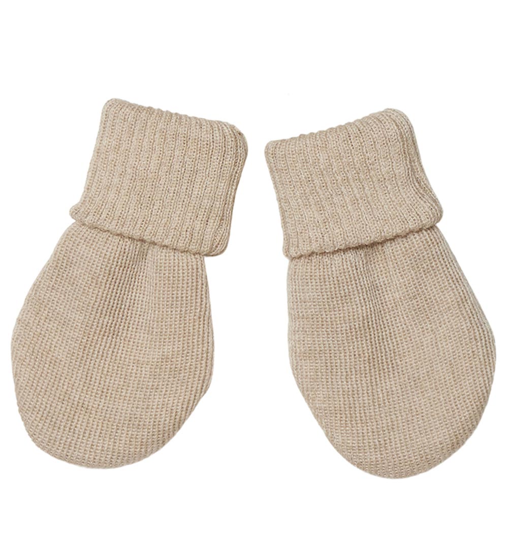 Huttelihut Mittens - Knitted - Wool - Mitty - Sand