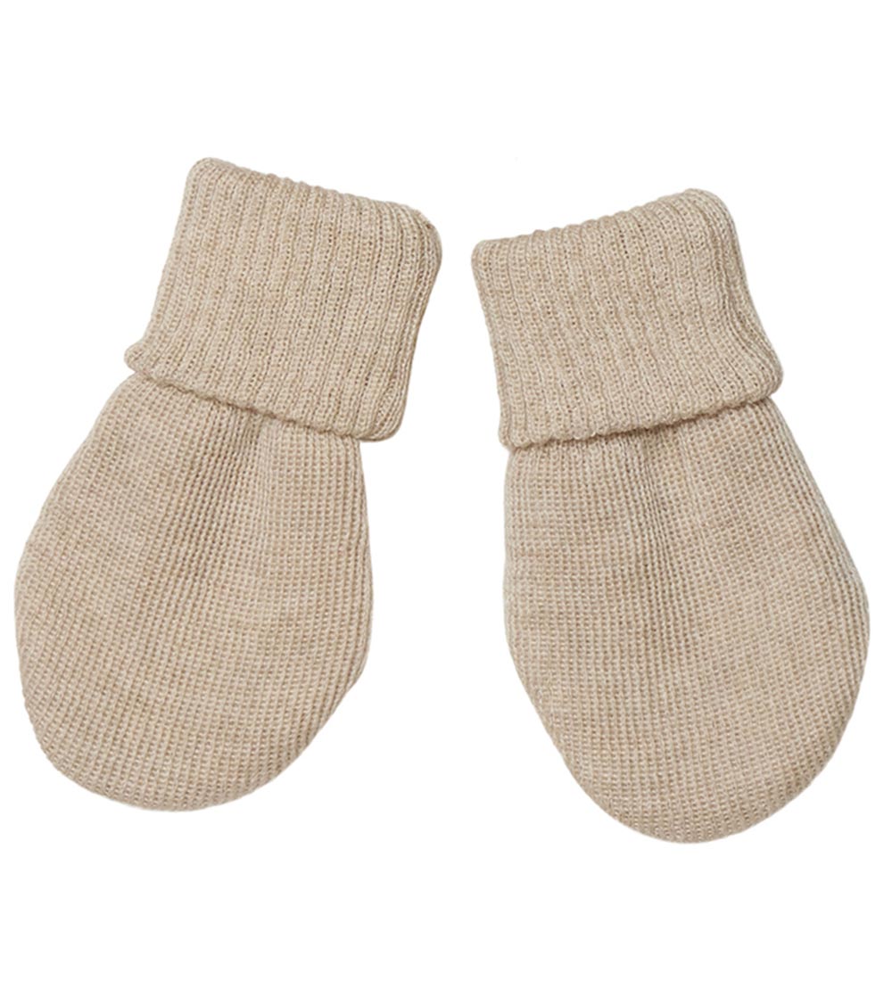 Huttelihut Mittens - Knitted - Wool - Mitty - Camel