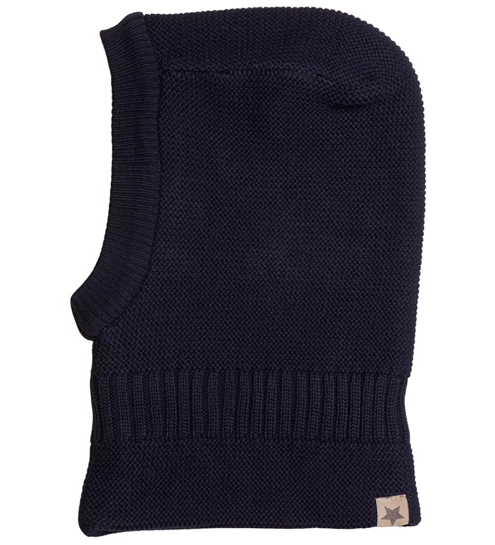 Huttelihut Balaclava - Wool/Cotton - 2-layer - Lava - Navy