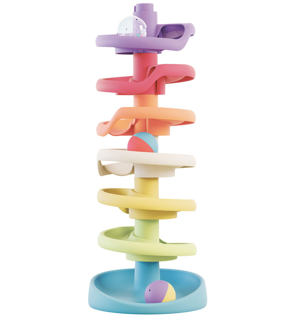 Quercetti Kúlubraut - Spiral Tower Evo - PlayEco+ - 10 Partar -