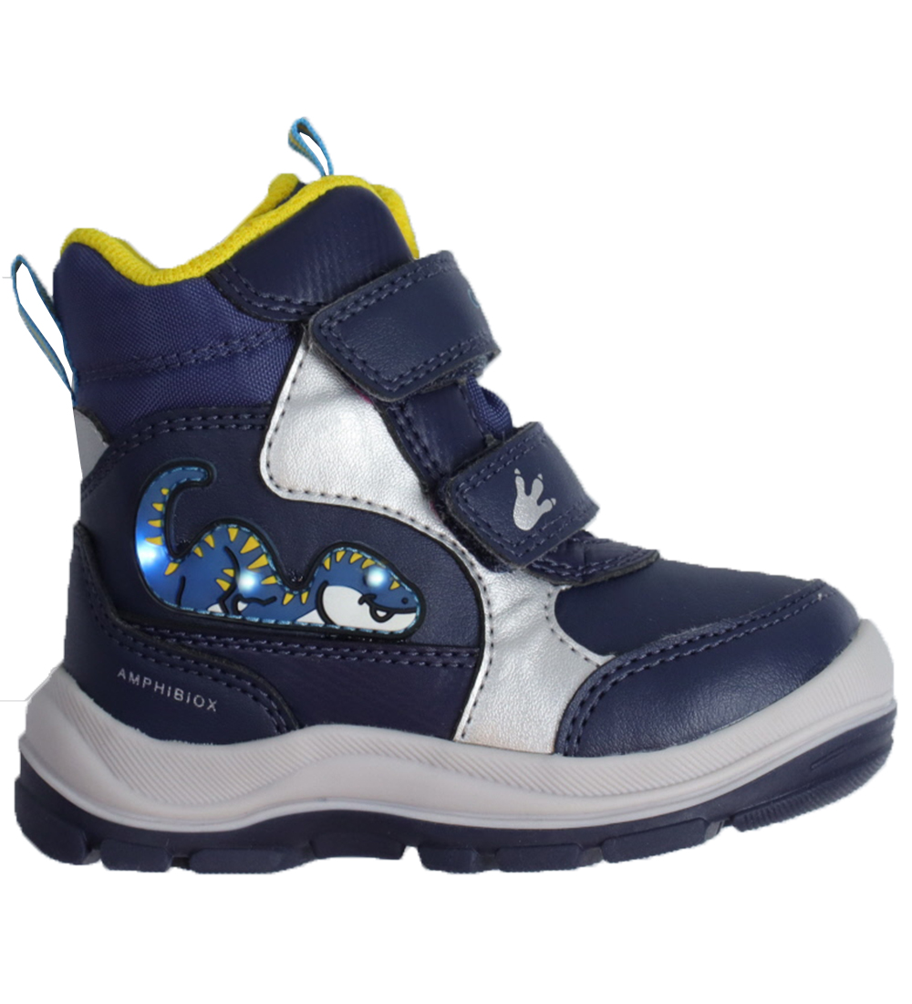 Geox Winter Boots - Tex - Flanfil - Navy w. Dino