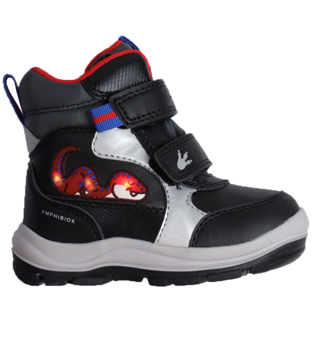 Geox Winter Boots - Tex - Flanfil - Black w. Dino